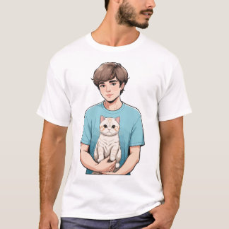 Cat Lover T-skjorta T Shirt