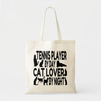 Cat Lover Tennis Player Tygkasse