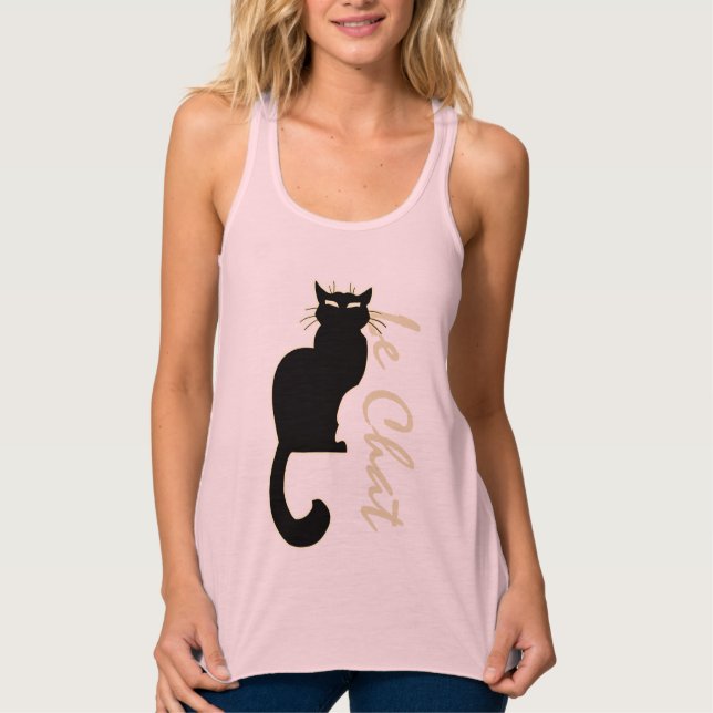 Cat Lover Toppar Dam Tanktop för kvinnor Linne Med Racerback (Framsida)