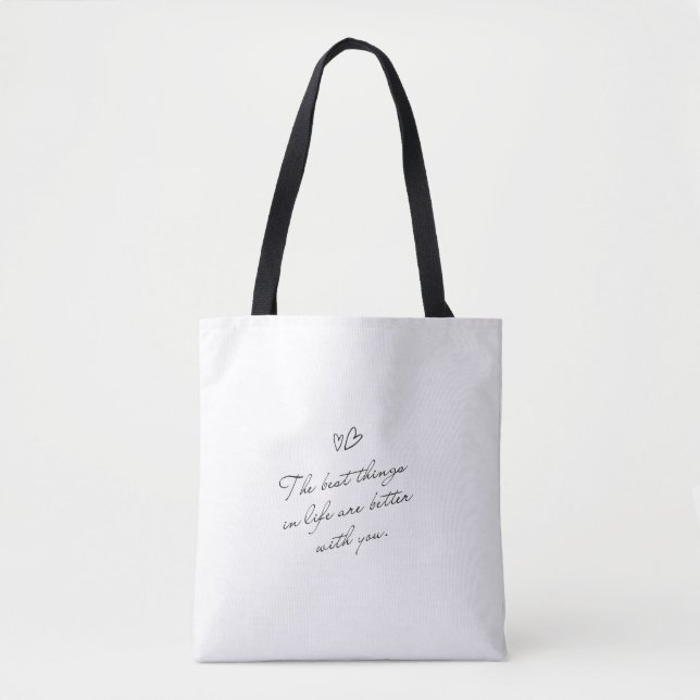 Cat Lover Tote - Cute & Play Tygkasse (Framsida)