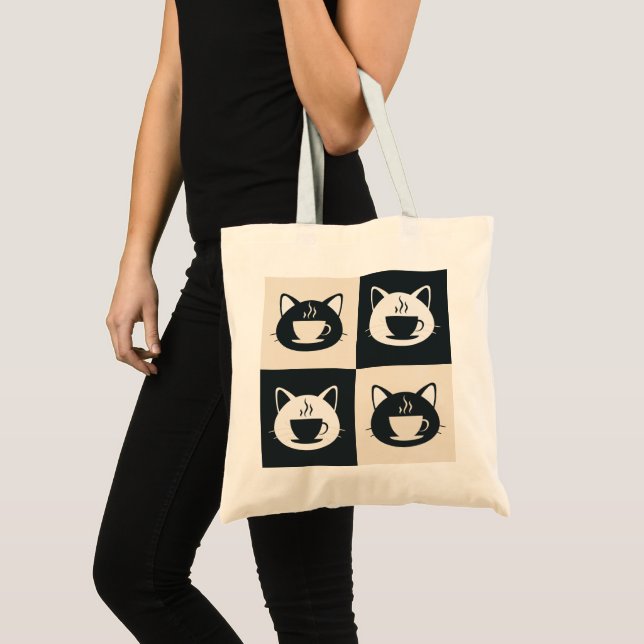 Cat Lover Tote Tygkasse (Framsida (produkt))