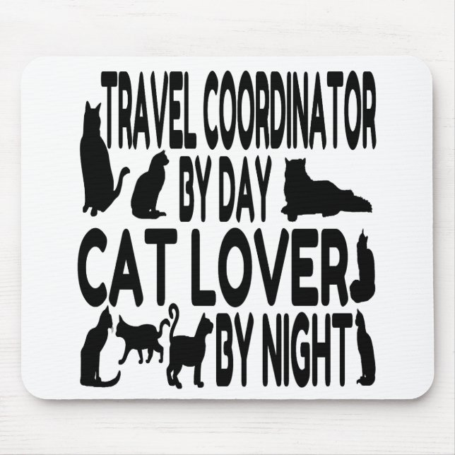 Cat Lover Travel Coordinator Musmatta (Framsidan)