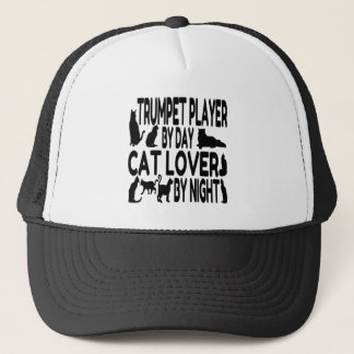 Cat Lover Trumpet Player Truckerkeps