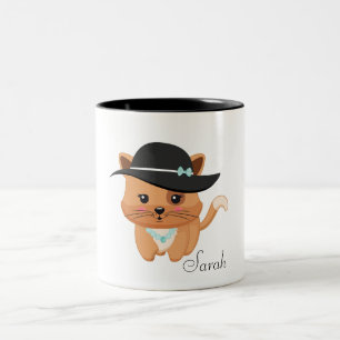 Cat Lover Två-Tonad Mugg