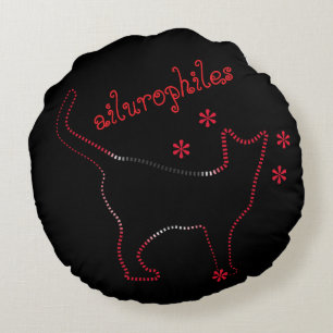 Cat lovers ailurophiles rund kudde