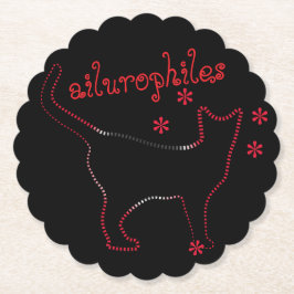 Cat lovers ailurophiles underlägg papper