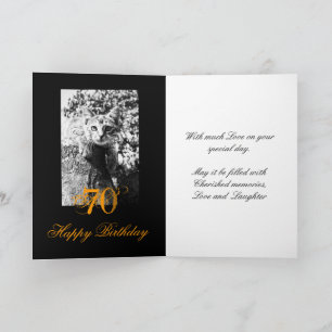 Cat Lovers Birthday Card, cheeky Kitten Kort