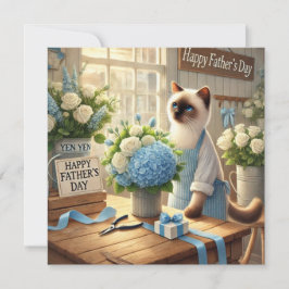Cat Lovers Fars dag Önskemål för Cat Pappor