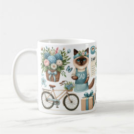 Cat Lovers Fars dag Önskemål för Cat Pappor Kaffemugg