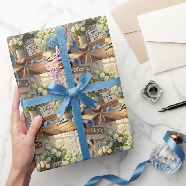 Cat Lovers Fars dag Önskemål för Cat Pappor Presentpapper (Gifting)