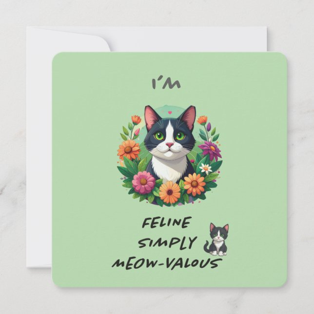 Cat lover's FeLINE Simply MEOW-VaLOUS  (Framsida)