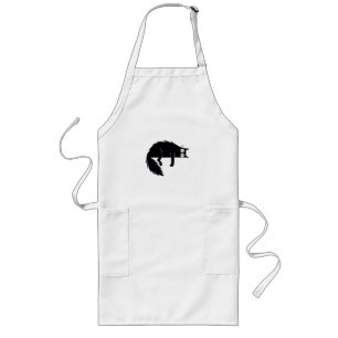 Cat Lovers gåva Apron Långt Förkläde