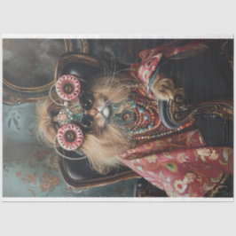 Cat Lovers Hippie Stil Decoupage