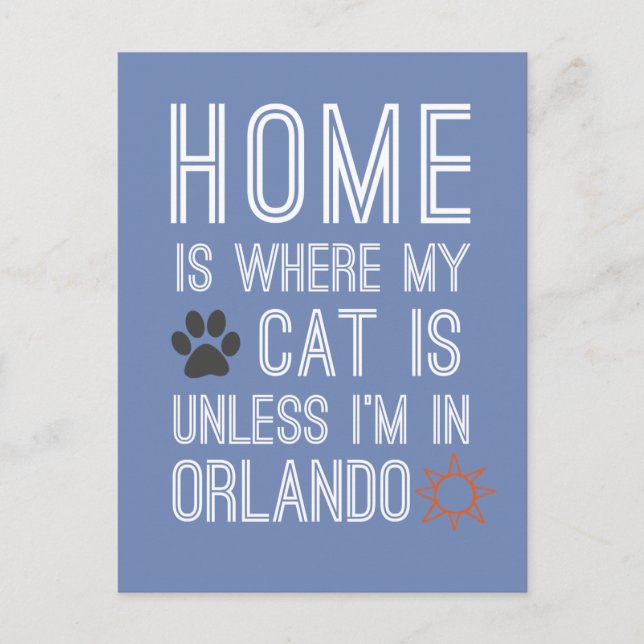 Cat Lovers i Orlando Vykort (Framsida)