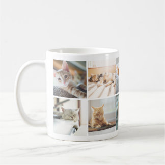 Cat Lovers Memories Photo Collage Mugg