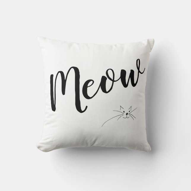 Cat Lovers Meow Kudde (Framsida)
