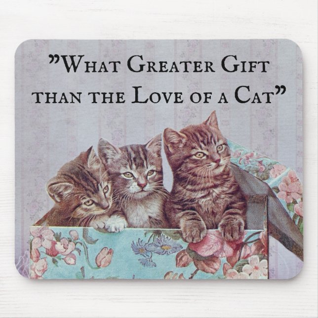 Cat Lovers Mousepad Musmatta (Framsidan)