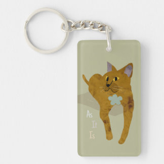 Cat Lovers Nyckelring med Ord of Wisdom