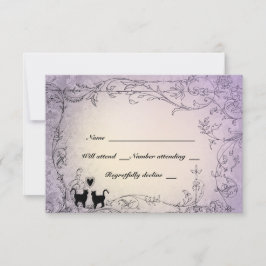 Cat Lovers Ornate Lavender OSA