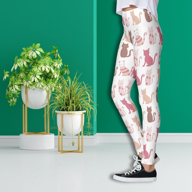 Cat Lovers Pattern Leggings (Skapare uppladdad)