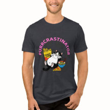 Cat Lovers "Purrcrastinator" Cute Graphic