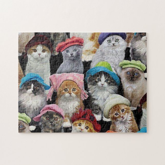 Cat Lovers Puzzle Pussel (Horisontell)
