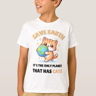 Cat Lovers Spara Earth T Shirt
