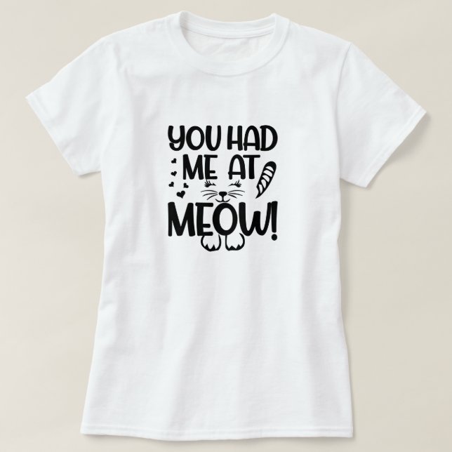 Cat Lovers T-Shirt (Design framsida)