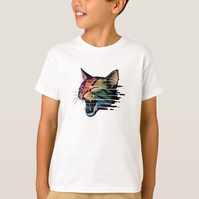 Cat Lovers T Shirt (Framsida)