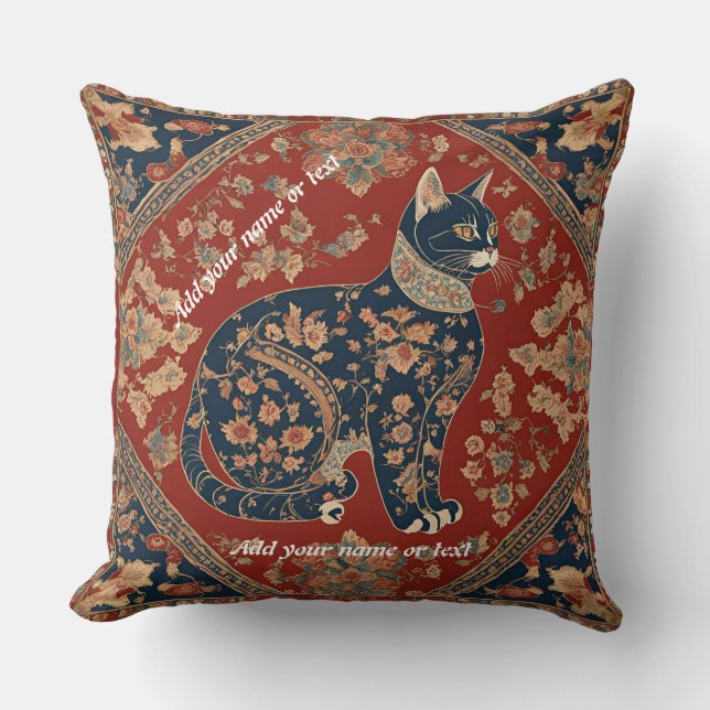 Cat Lover's Throw Pillow Kudde (Framsida)