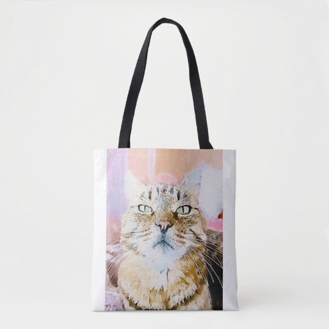 Cat Lover's Tote Tygkasse (Framsida)