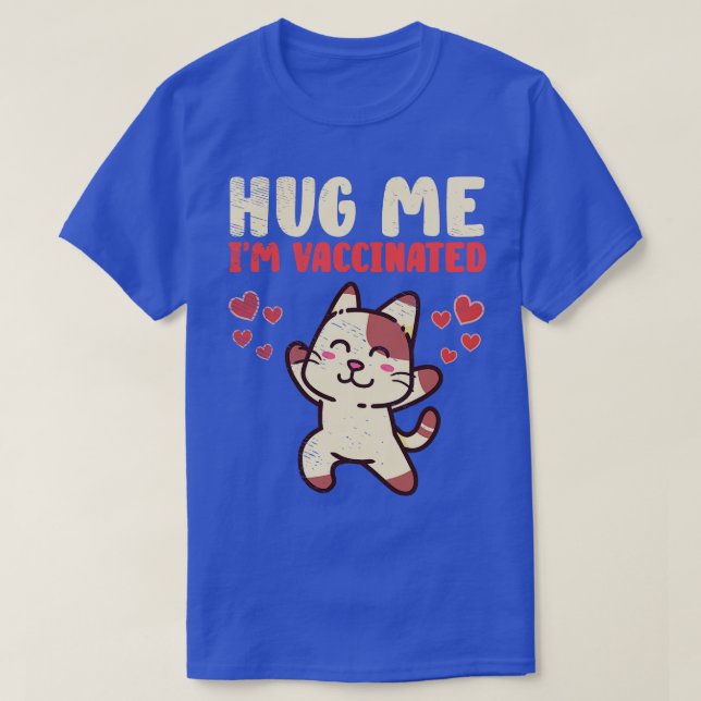Cat Lovers vaccinerade Cute Animal SelfCare T Shirt (Design framsida)