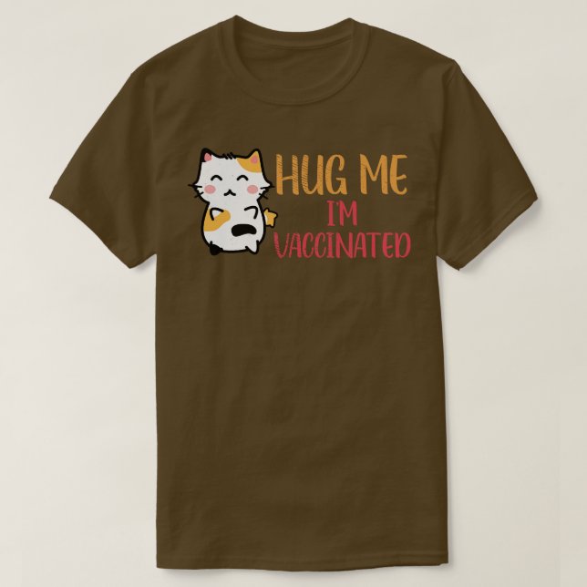 Cat Lovers vaccinerade Cute Animal SelfCare T Shirt (Design framsida)