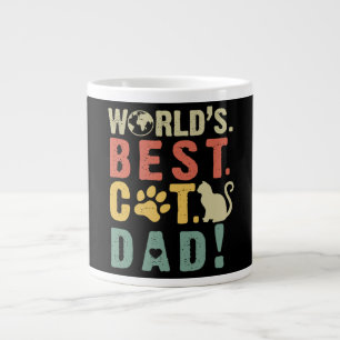Cat Lovers Världens bästa Kat Pappa Jumbo Mugg