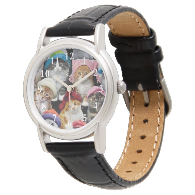 Cat Lovers Wrist Watch Armbandsur (Vinklad)