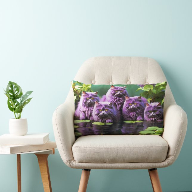 Cat Lumbar Pillow for Cat Lovers Lumbarkudde (Stol)