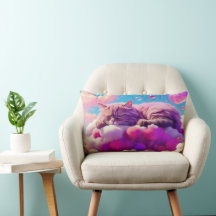 Cat Lumbar Pillow for Cat Lovers