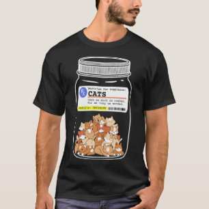 Cat Lycklig Pills, medicin för lycka Cats Pullo T Shirt