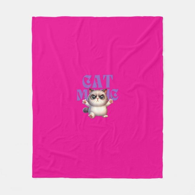 Cat Magic Fleece Blanket (Framsidan)