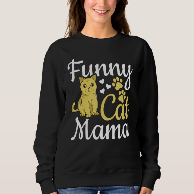 Cat Mama  Cat Mom Cute Cat  I  Cat Mama 1 T Shirt (Framsida)