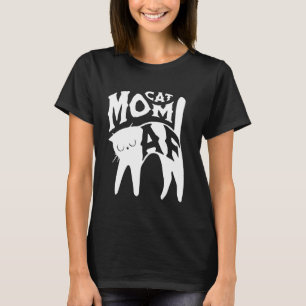 Cat Mamma AF Funny Kattdjur Päls Mamma Animal Love T Shirt