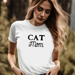 Cat Mamma   Ägare av enkel redigeringsskript T Shirt