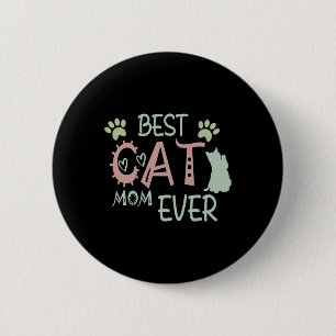 Cat Mamma all Cute Meow First Mors dag Knapp