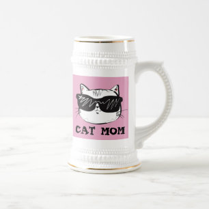 CAT MAMMA BEER STEIN SEJDEL