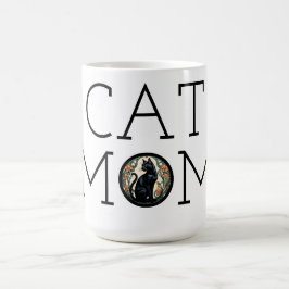 Cat Mamma Black Cat Coffee Mugg