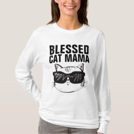 CAT MAMMA BLESSED T-Shirts