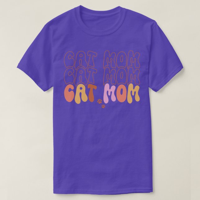 Cat Mamma Cat Mamma T Shirt (Design framsida)