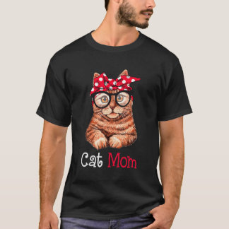 Cat Mamma Cat Mors dag Mamma Mor T Shirt