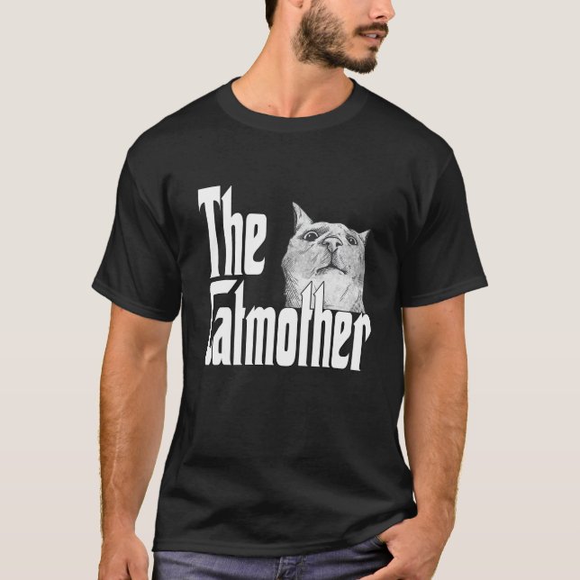 Cat Mamma, Catmor Crazy Cat Mor Kattunge Mamma T Shirt (Framsida)