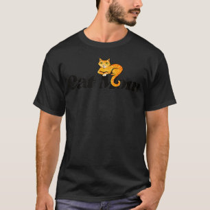 Cat Mamma Caturday Design Roligt Orange Tabby Tank T Shirt